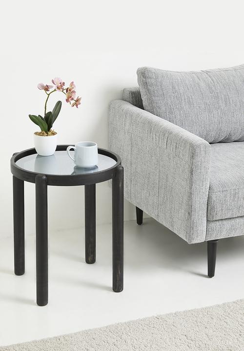 Sixth Floor - Rano wooden side table - smokey