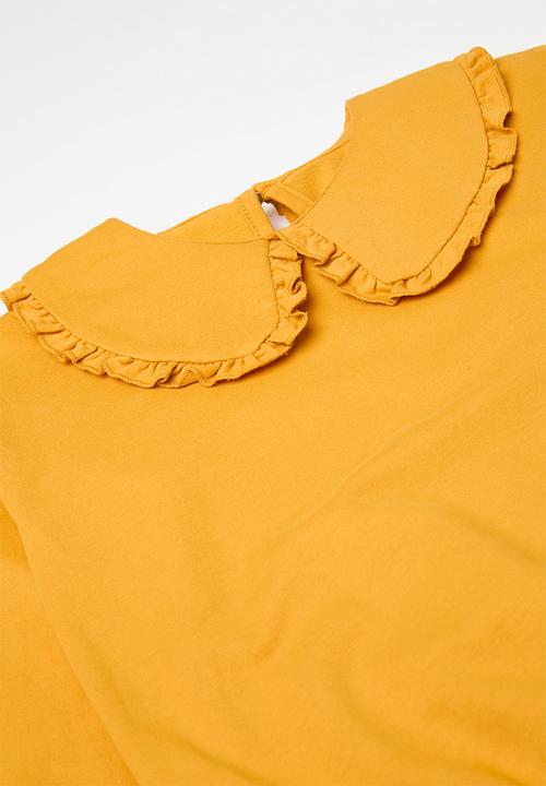 Pop Candy - Sweatshirt & legging set - mustard & pink