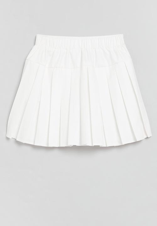 Pop Candy - Pleated skirt - white