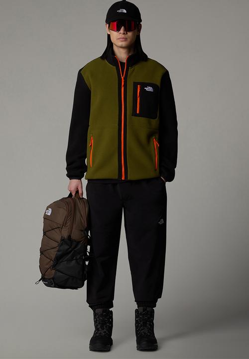 The North Face - YUMIORI FULL ZIP Sweatshirt  - Forest Olive/BlkOrg