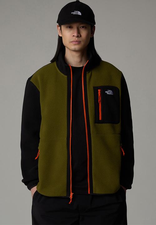 The North Face - YUMIORI FULL ZIP Sweatshirt  - Forest Olive/BlkOrg