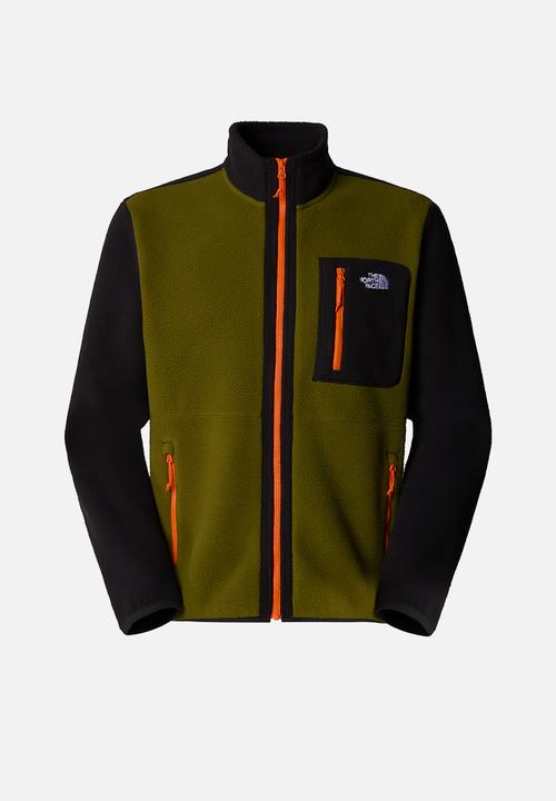 The North Face - YUMIORI FULL ZIP Sweatshirt  - Forest Olive/BlkOrg
