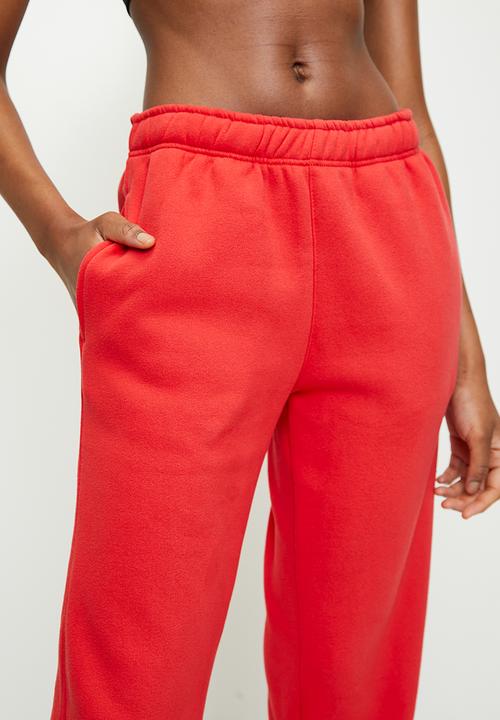 Cotton On - Plush Essential Gym Sweatpant - Raspberry/ Light Raspberry