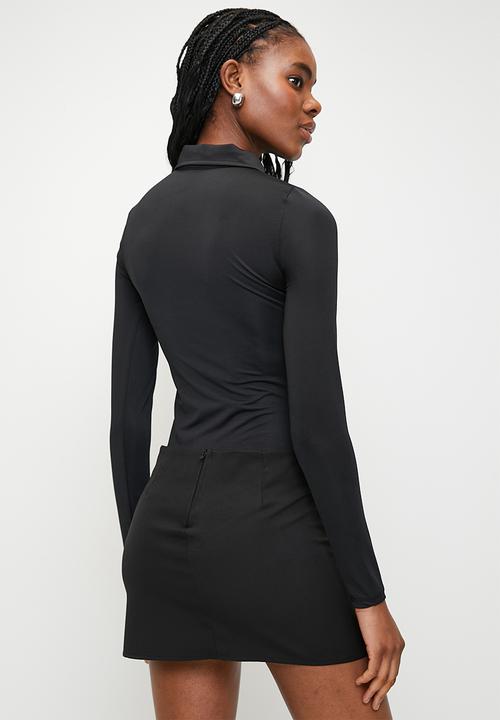 Trendyol - Knitted shirt - black 