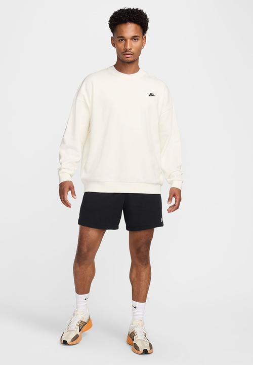 Nike - NSW Club Fleece Oversized FT Crew sweatshirt  - Sail