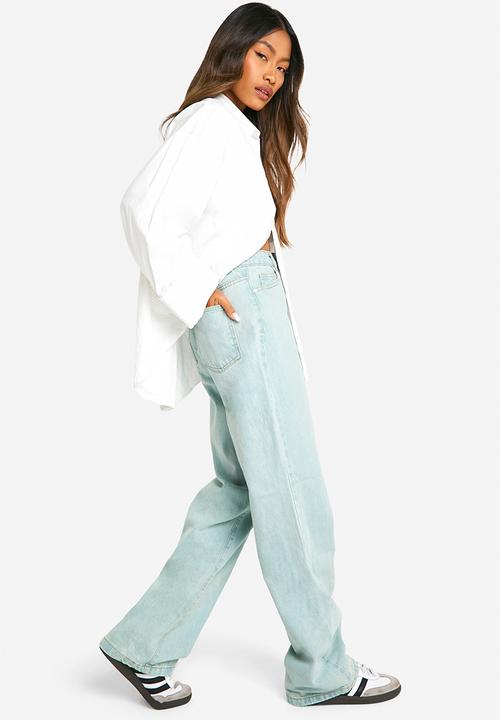 boohoo - Basics Boyfriend Jeans - Bleach Wash