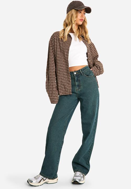 boohoo - Basic Boyfriend Jeans - Vintage Wash