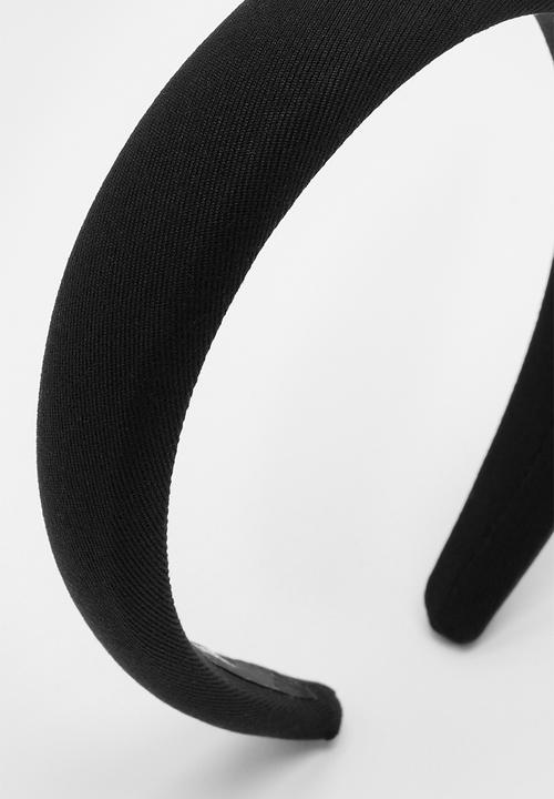 boohoo - Padded headband - black