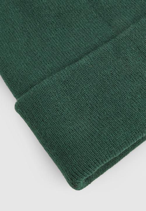 boohoo - Knitted beanie - bottle green