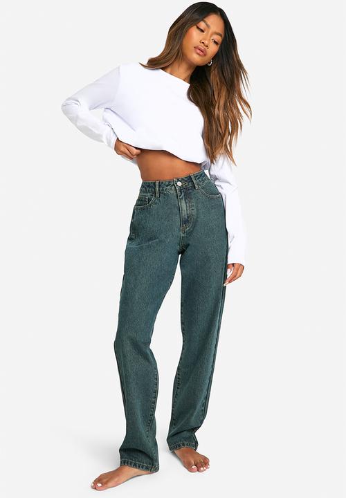 boohoo - Basic Straight Leg Jeans - Vintage Wash