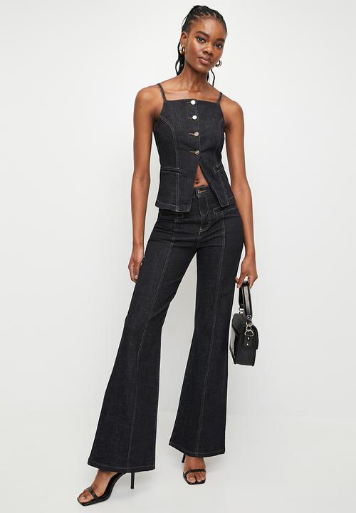 SISSY BOY - Steph: button up denim top - desize