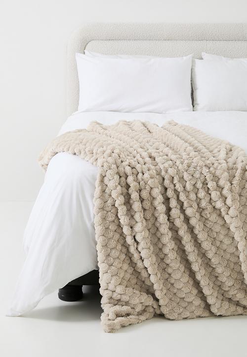 H&S - Waffle Fur - Taupe