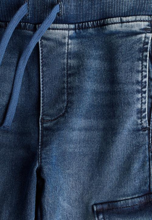 H&M - Cargo joggers - blue