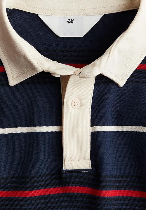 H&M - Cotton jersey rugby shirt - blue