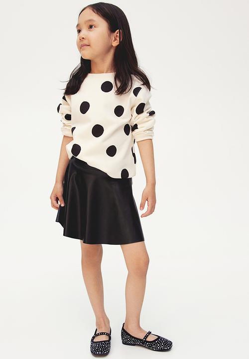 H&M - Coated skirt - black