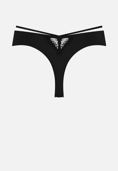 Hunkemoller - Plus Remi Hl String Uw - caviar