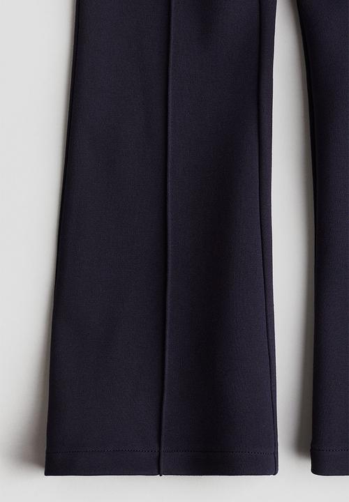 H&M - Flared ponte di roma leggings - blue