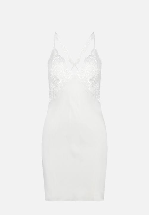 Hunkemoller - SD Satin Lace Aldana - snow white