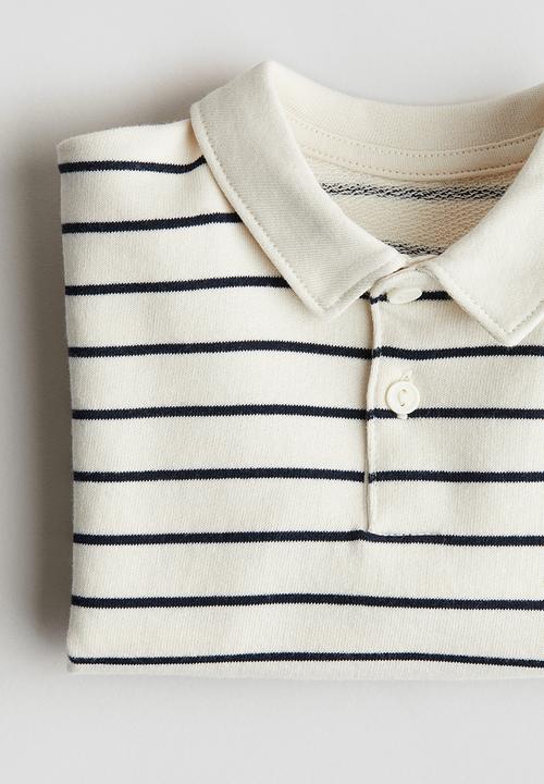 H&M - Collared sweatshirt - white
