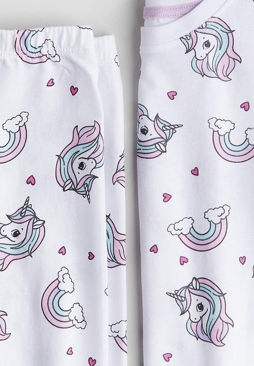 H&M - Printed cotton pyjamas - white
