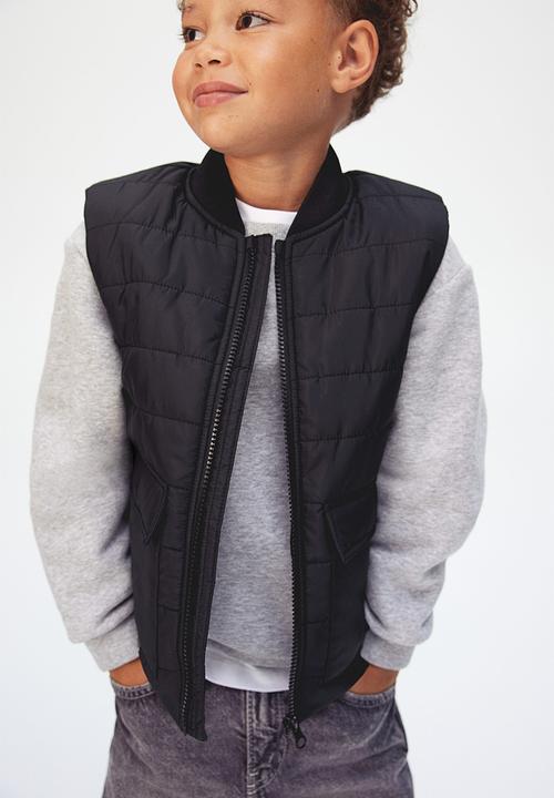 H&M - Puffer gilet - black
