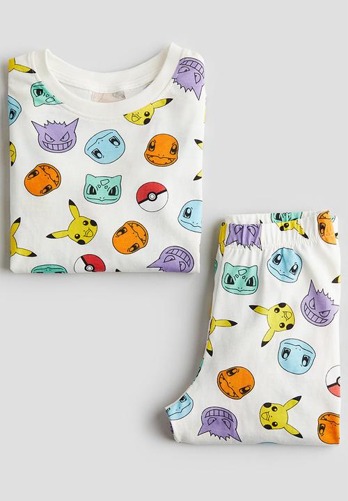 H&M - Printed cotton jersey pyjamas - multi
