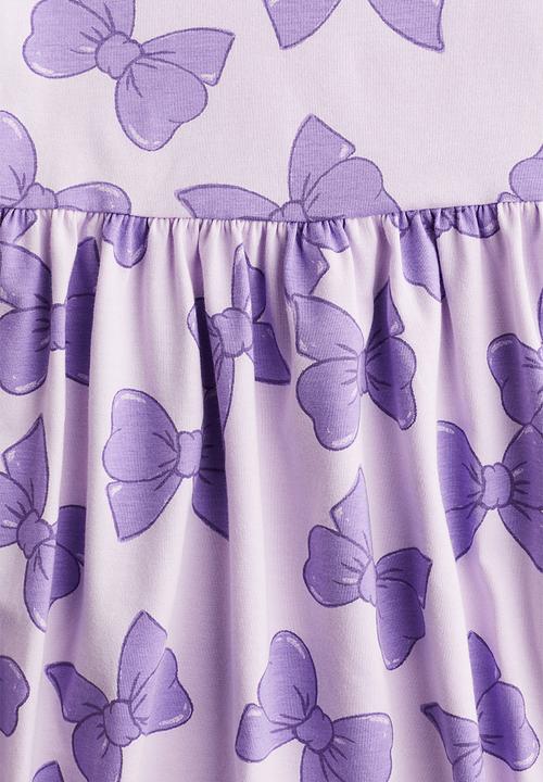 H&M - Printed cotton dress - purple
