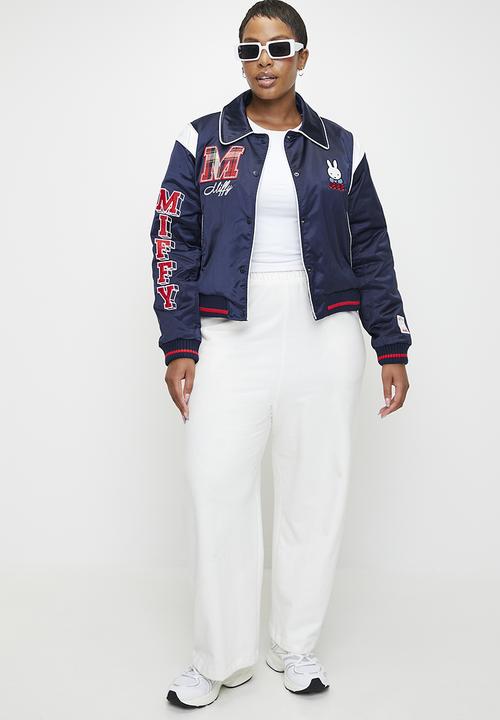 Cotton On - Plus lcn miffy varsity bomber jacket - heritage blue