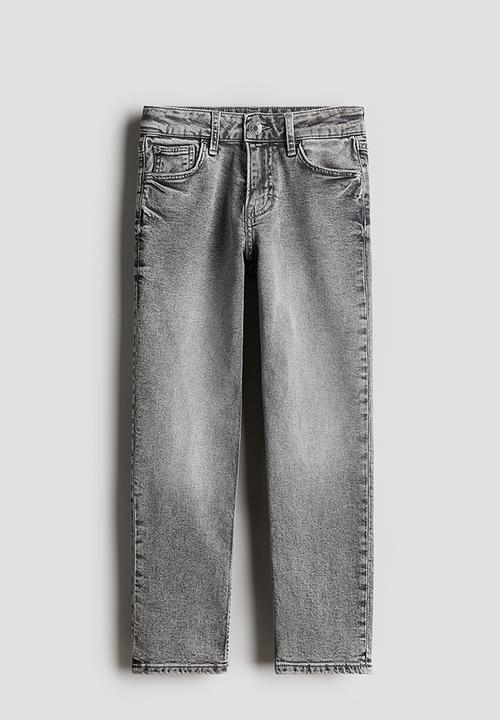 H&M - Relaxed tapered fit jeans - grey
