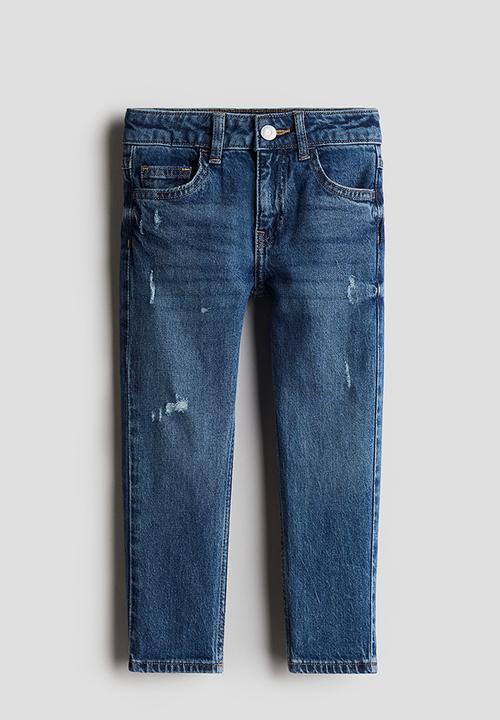 H&M - Relaxed tapered fit jeans - blue