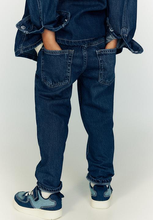 H&M - Relaxed tapered fit jeans - blue