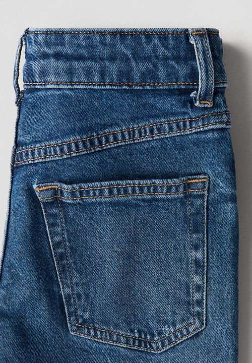 H&M - Relaxed tapered fit jeans - blue