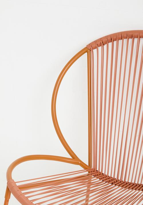 H&S - Strung outdoor garden set of 3 - rust