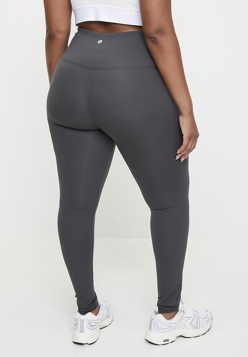 Cotton On - Plus Active High Waist Core Full Length Tight - Element Blue