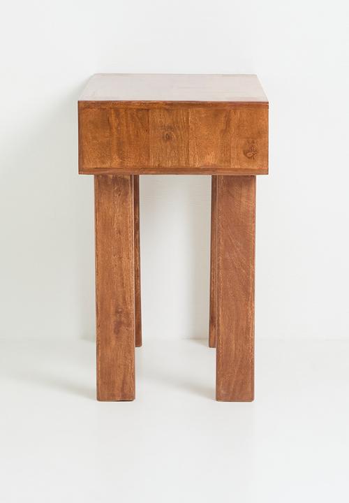 Sixth Floor - Nira wooden vanity console - Walnut