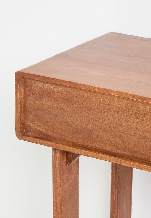 Sixth Floor - Nira wooden vanity console - Walnut