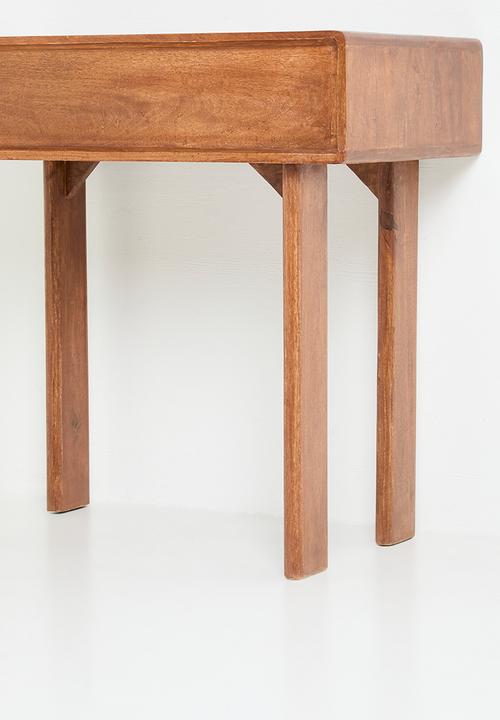 Sixth Floor - Nira wooden vanity console - Walnut