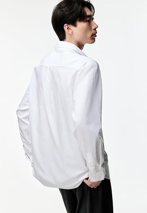 H&M - Regular fit modal-blend shirt - white
