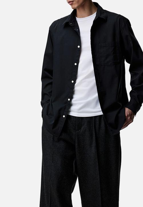 H&M - Regular fit modal-blend shirt - black