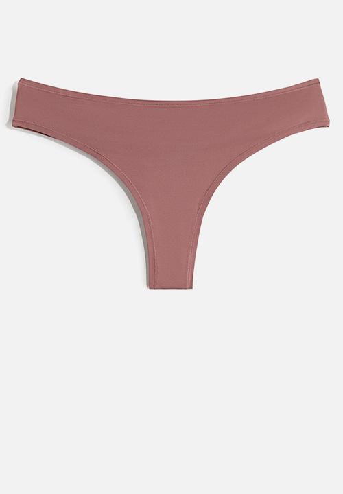 H&M - 3-Pack microfibre brazilian briefs - multi 