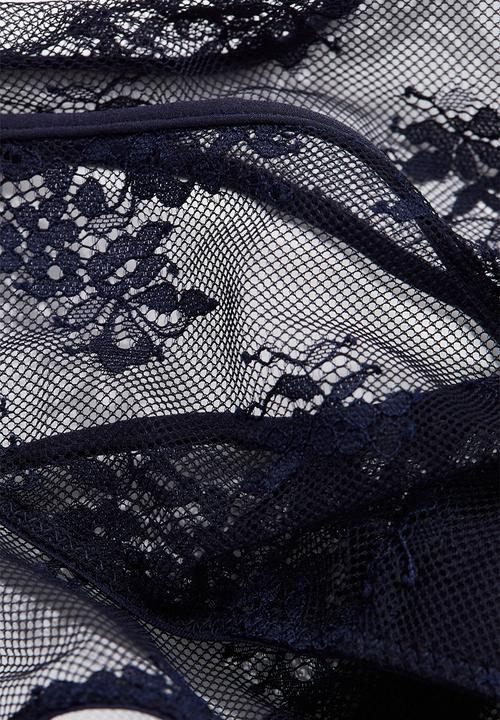H&M - 2-Pack lace brazilian briefs - blue
