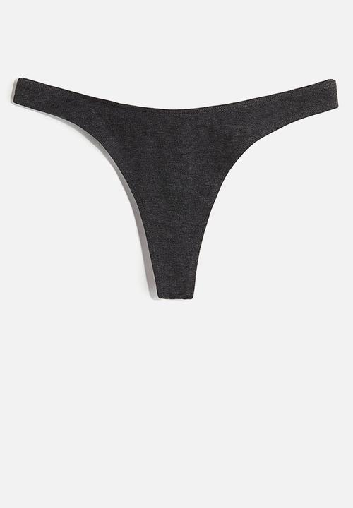 H&M - 10-Pack cotton thong briefs - multi 
