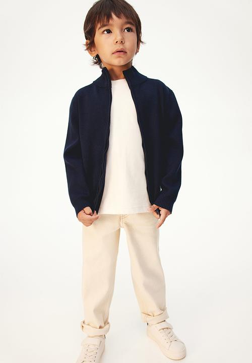 H&M - Zip-through cardigan - navy blue