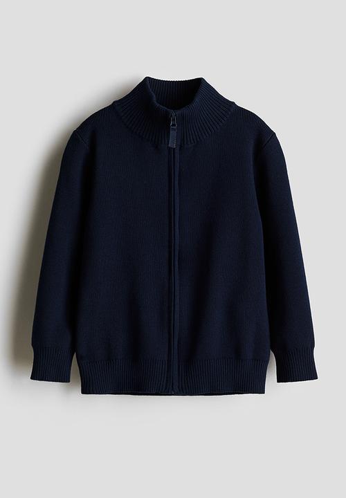 H&M - Zip-through cardigan - navy blue
