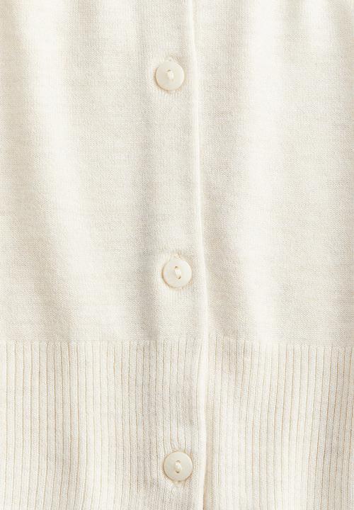 H&M - Fine-knit cardigan - white