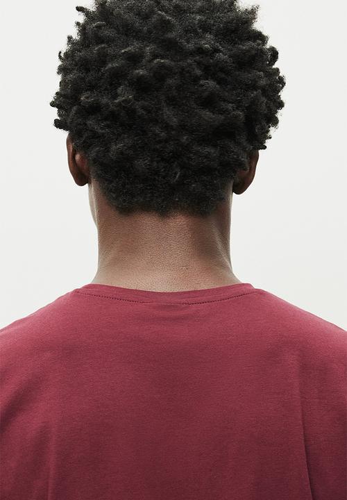 H&M - Slim fit round-necked T-shirt - red