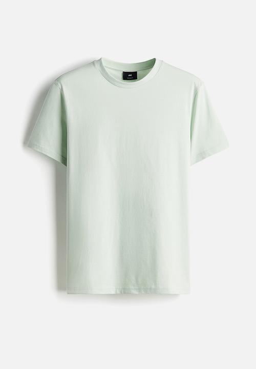 H&M - Regular fit round-neck T-shirt - green