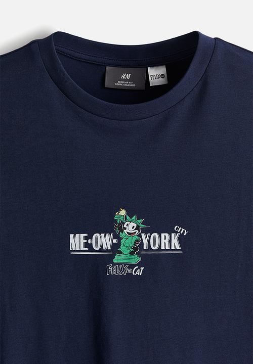 H&M - Regular fit T-shirt - blue
