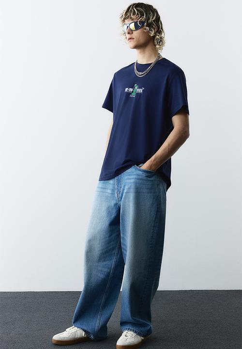 H&M - Regular fit T-shirt - blue