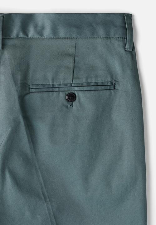 H&M - Regular fit chino shorts - turquoise